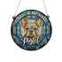 French Bulldog Tan Memorial Stained Glass Effect Suncatcher